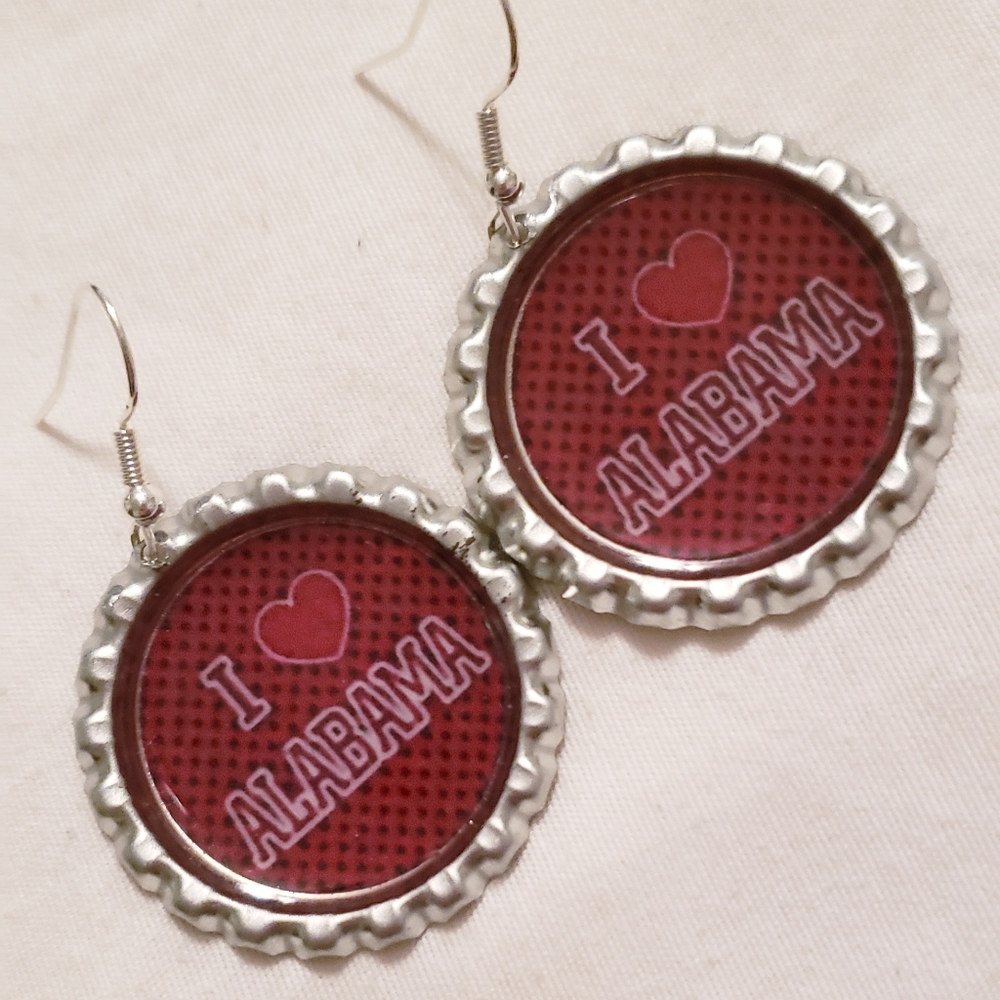 New Alabama Earrings hooks are Sterling Silver!